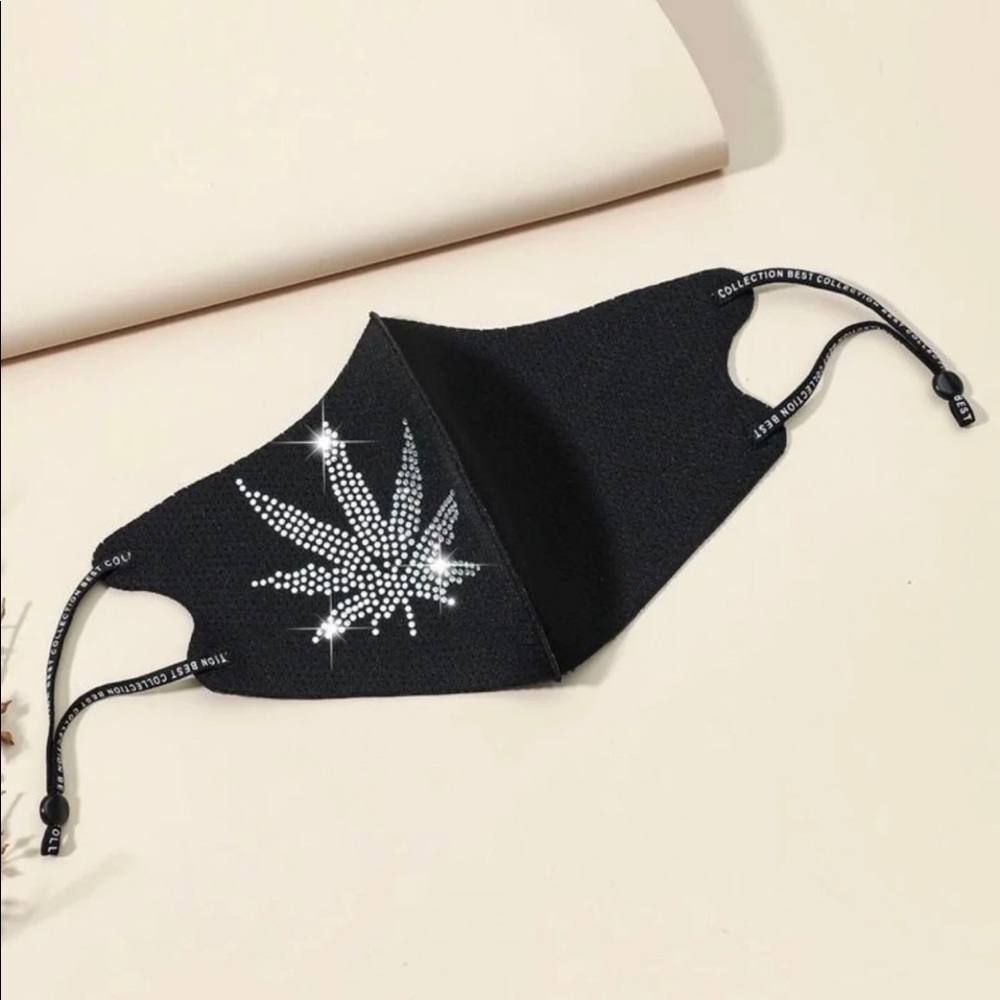 Face Mask - Jeweled Leaf